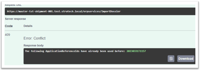 SHP-Douane-API-Swagger-Responses