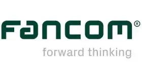 Logo Fancom in groene letters